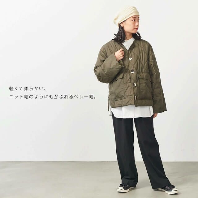 KIMI ゆるっと ニット ベレー帽