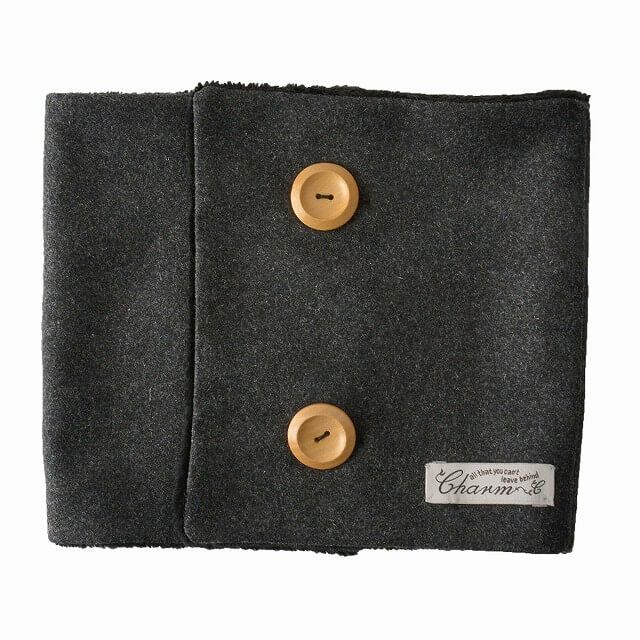 【アウトレット】【返品交換不可】CHARM ボタン ボア ネックウォーマー (Mサイズ)