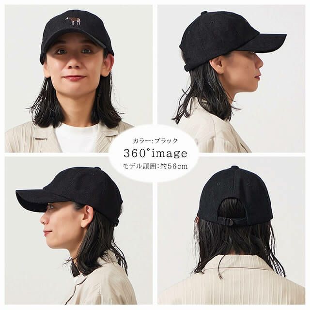 GRO コーデュロイ UVカット アニマル刺繍 キャップ