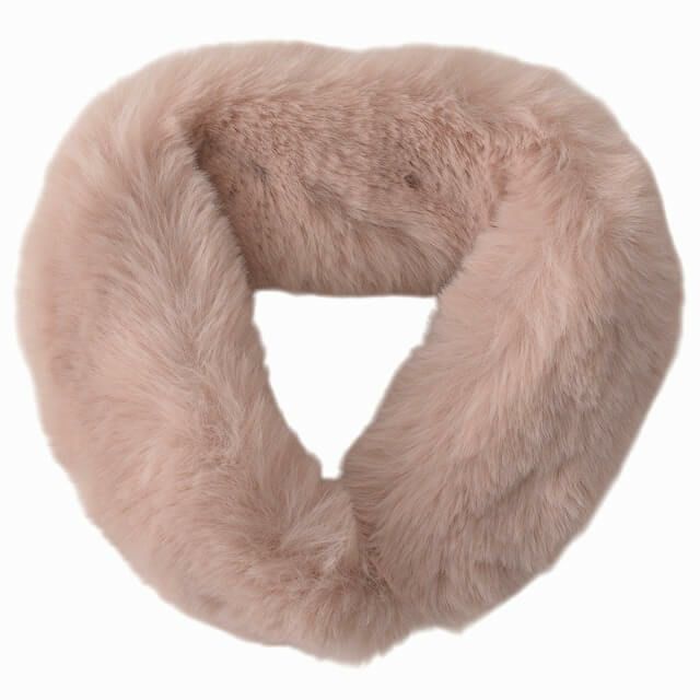 KIW マグネット付き ふわふわ ファー 付け襟