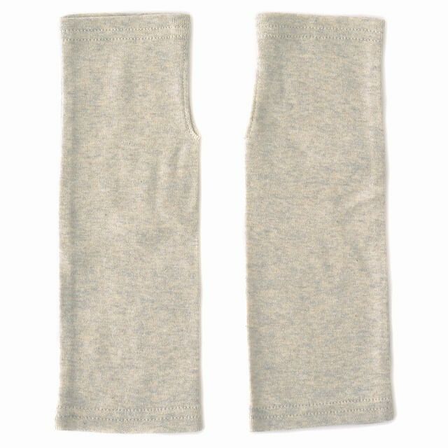 日本製 CHARM ショート 天竺 オーガニックコットン UVカット アームカバー