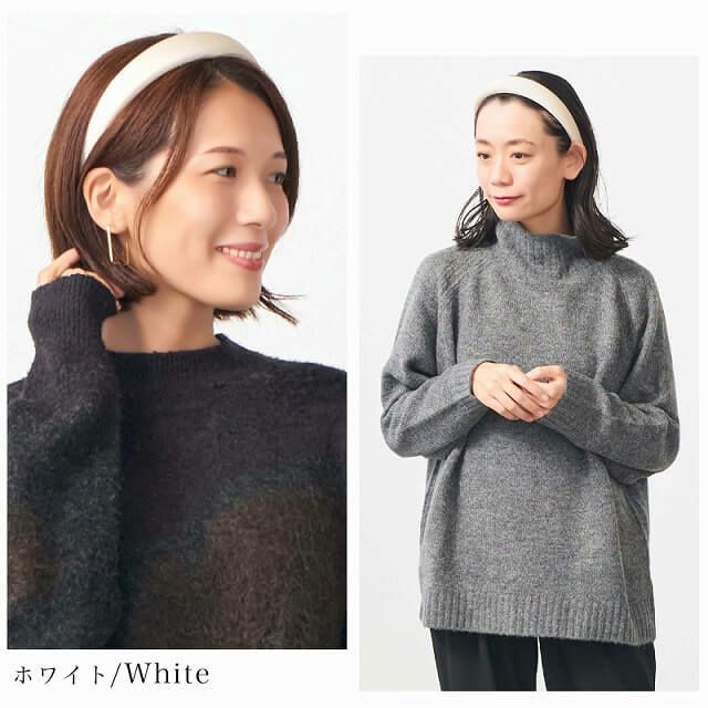 Zuo もちもち サテン カチューシャ ヘアバンド