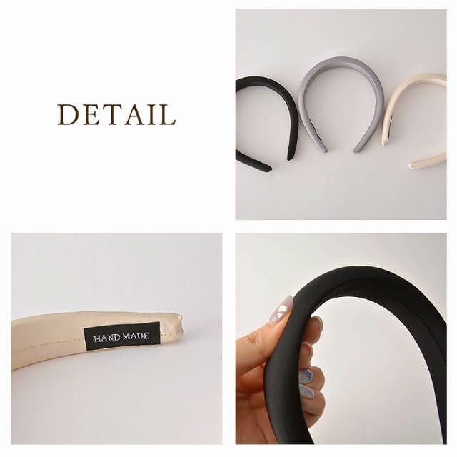 Zuo もちもち サテン カチューシャ ヘアバンド