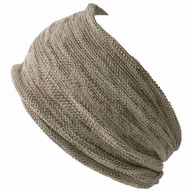 CHARM インロール コットン メッシュ ターバン ヘアバンド